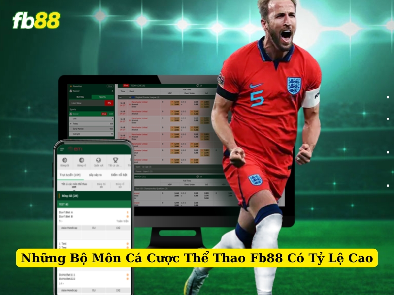những bộ môn cá cược thể thao fb88 có tỷ lệ cao